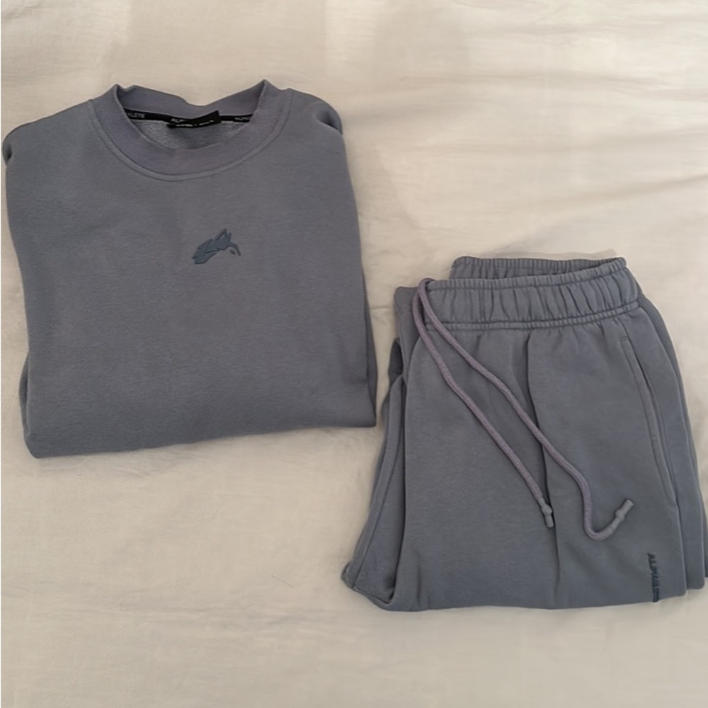 Alphalete Gray Track Set - Picture 1 of 2